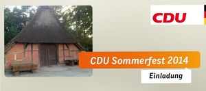 Kreis-CDU lädt ein zum Sommerfest